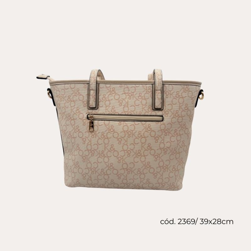 Bolso Grande C&O Blanco Roto