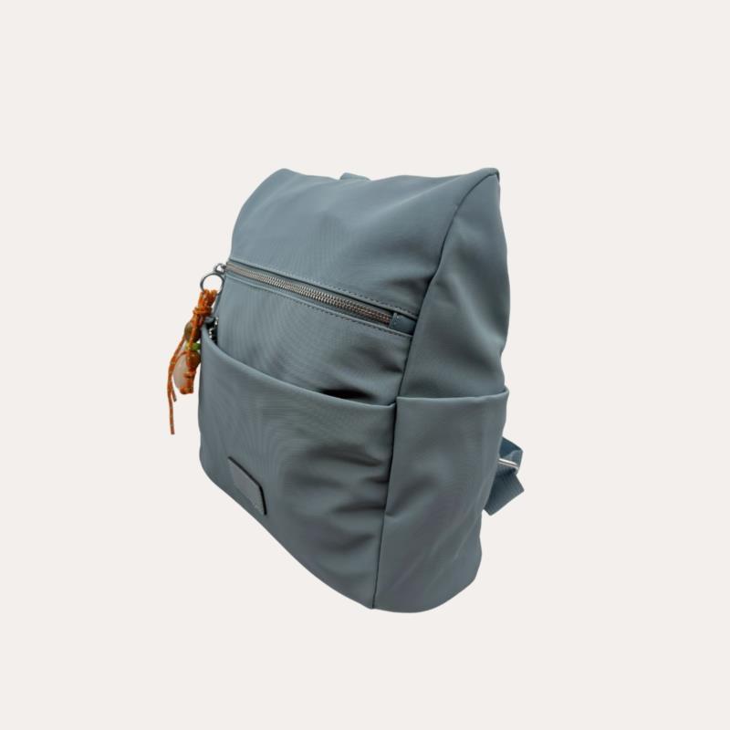 Mochila Antirrobo Ligera Azul Con Accesorio