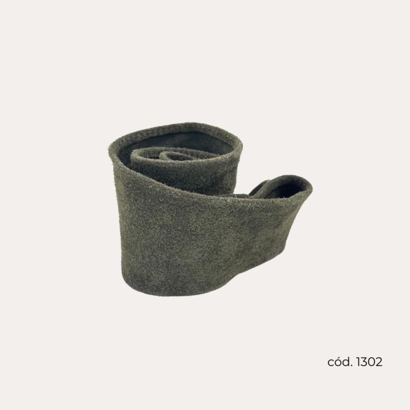 Cinturón antelina verde