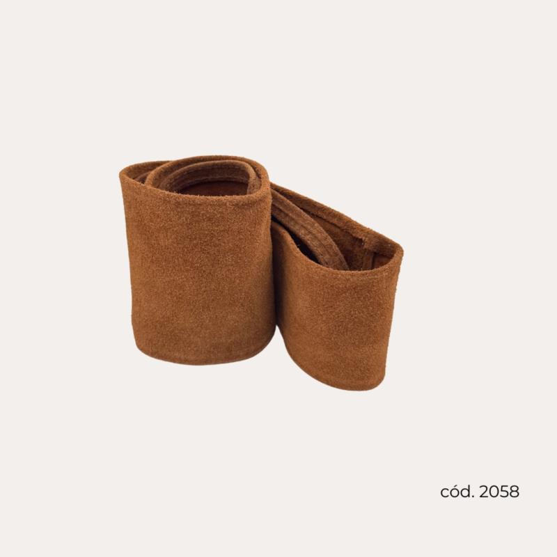 Cinturones antelina camel