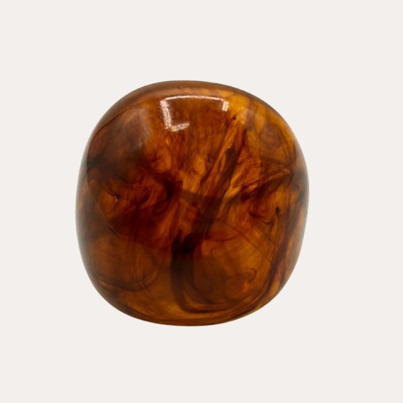 Anillo Resina Ámbar Carey