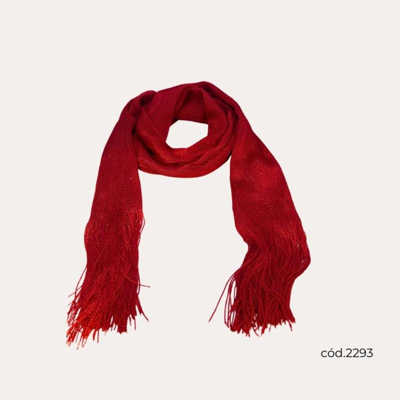 Fular Brillante y Ligero Rojo