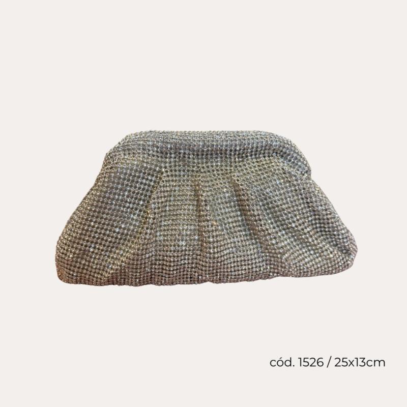 Bolso plateado brillante | Sofisticación moderna Madrid