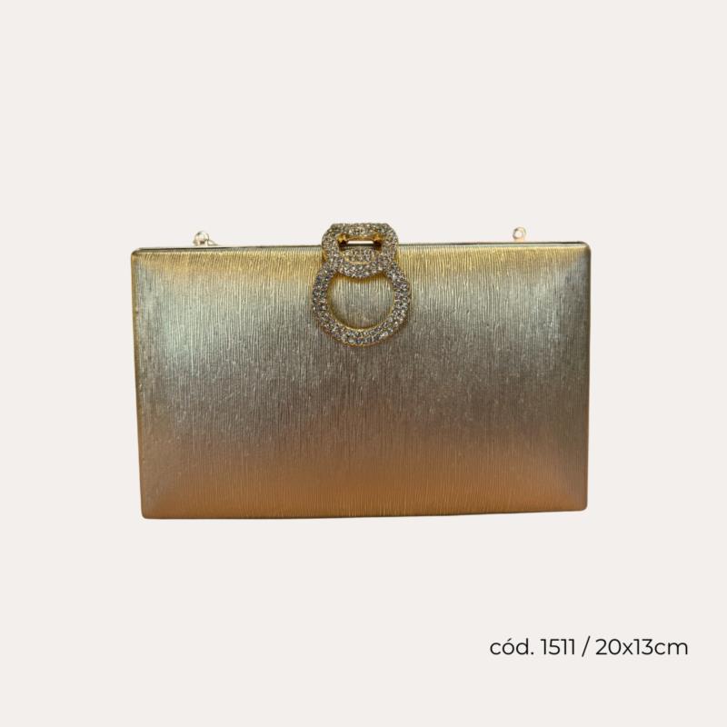 Dorado cierre brillo