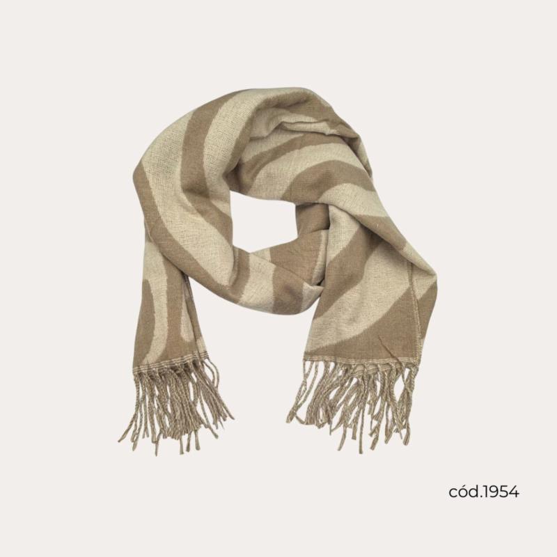 Bufanda Beige Claro y Arena