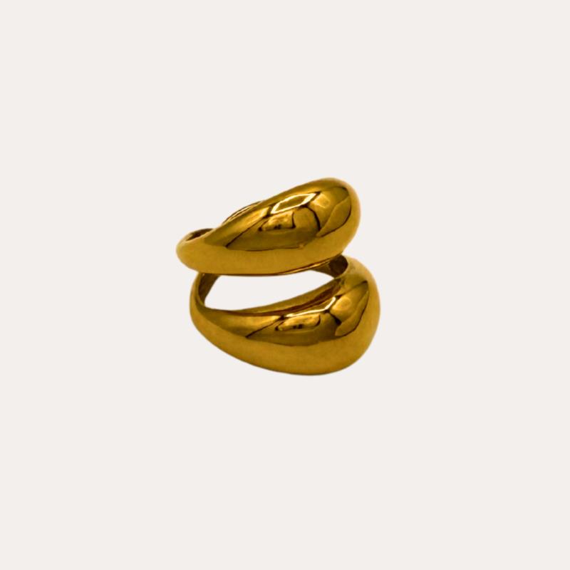 Anillo Doble Dorado